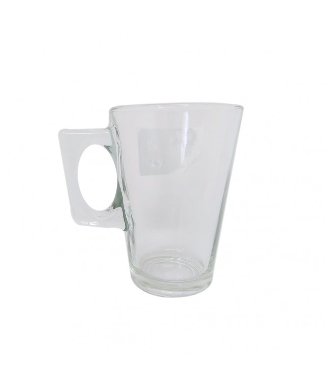 Jarrito mug  vidrio transparente 230cc aprox - SET DE JUEGOS DE CAFE