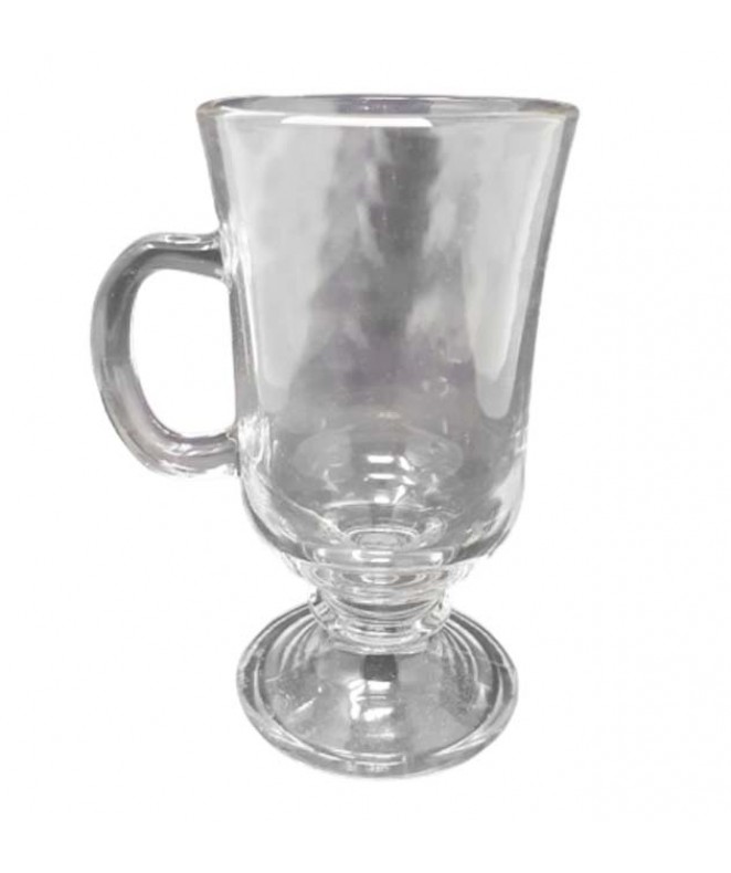 Jarrito irlandés c/pie vidrio 260cc aprox - SET DE JUEGOS DE CAFE