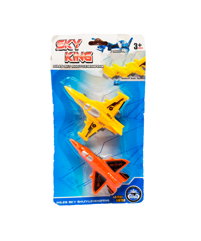 BL Aviones rey del cielo 2 pzas/ 24*12 aprx - JUGUETERIA