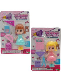 BL muñeca c/accesorios-17x12x4cm aprox-2 surt - JUGUETERIA