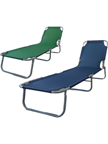 Reposera p/ jardín 184x55x25cm surt 2 - PLAYA