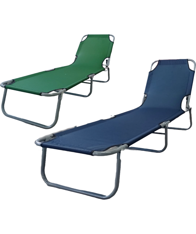 Reposera p/ jardín 184x55x25cm surt 2 - PLAYA