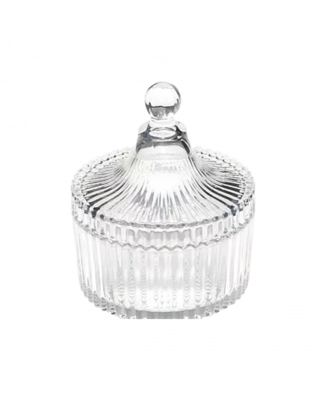 Caramelera de vidrio c/tapa - POSAMASAS