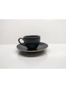 Taza de té + plato porcelana 200cc ap - PORCELANA DECORADA
