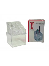 Caja c/9 + 6 divisiones 12.5X13X11CM - Acrílico - ORGANIZADORES