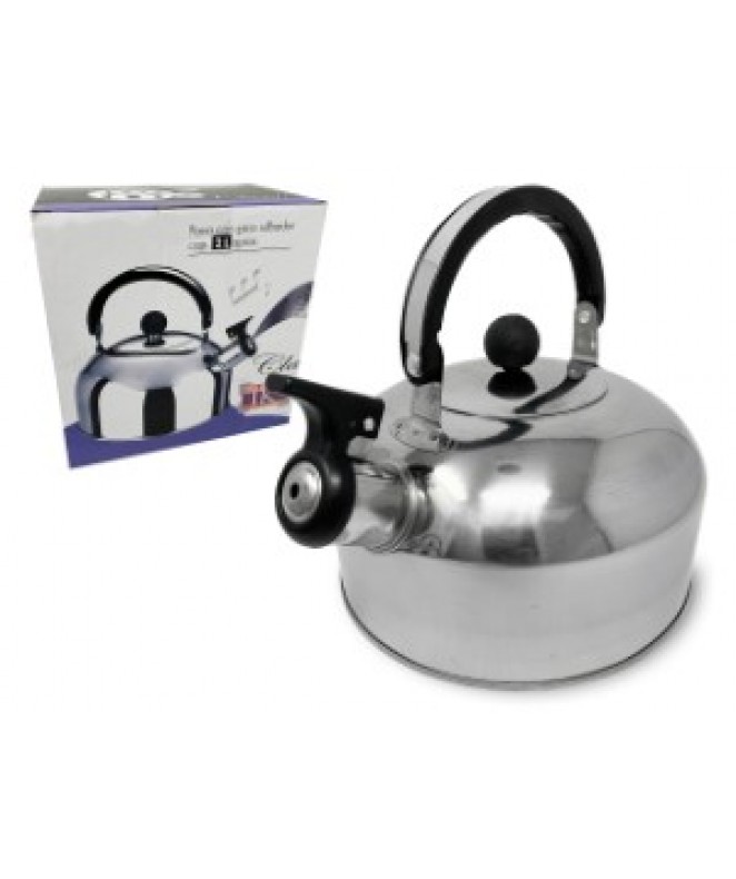 Pava c/pico silbadora acero inox 2l  aprox - PAVAS