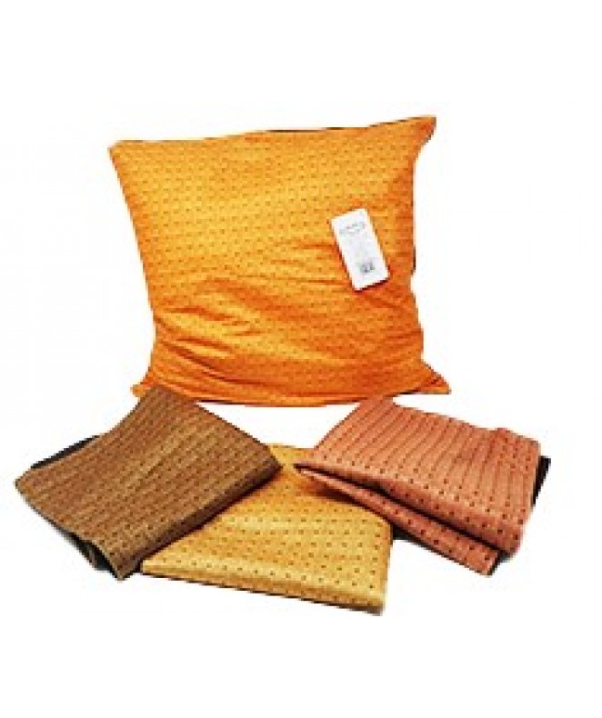 Cubre almohadon c/cuad entrelazados y cierre 40x40 - FUNDAS DE ALMOHADONES-