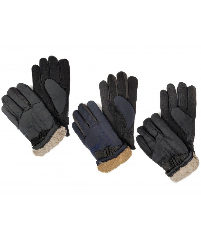 Guantes de ski ajustables c/antidesl- 3 colores - - GUANTES