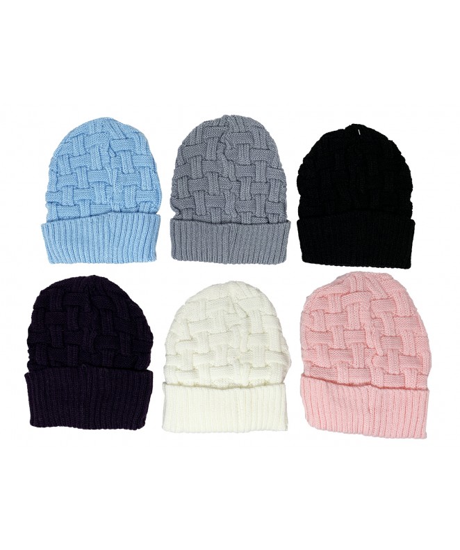 Gorro a cuadros - 6 colores surt- 44g/pc - GORROS-