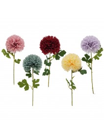 Vara c/ flor redonda 10cm  x 47cm aprox - FLORES