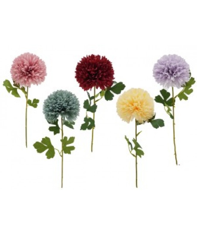 Vara c/ flor redonda 10cm  x 47cm aprox - VARAS