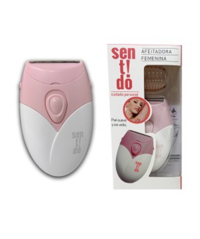 Afeitadora femenina ergonomica - 2 pilas AAA (no - DEPILADORAS FEMENINAS