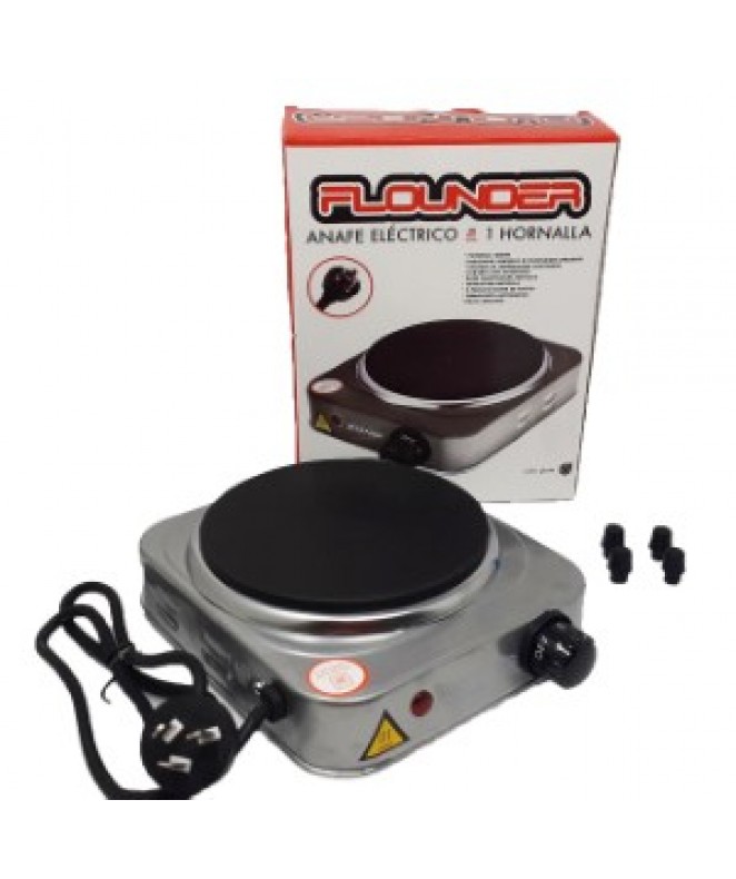 ANAFE ELÉCTRICO X1 HORNALLA-  1000W blanco y gris - ACCESORIOS Y ELECTRONICA