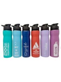 Botella de acero 750ml ap color c/pico vertedor - ACERO