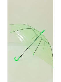 Paraguas aut. PEVA color translúcido  - 55cm aprox - PARAGUAS