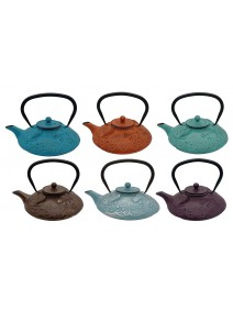 Tetera hierro + filtro 800cc c/int esmaltado 6 col - TETERAS