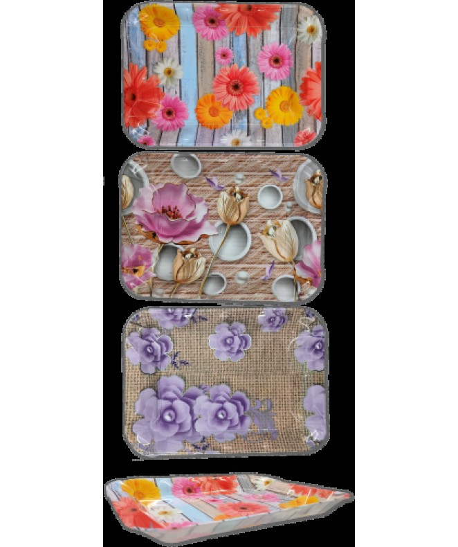 Bandeja plastica 33x24cm aprox. - BANDEJAS DISCONTINUO