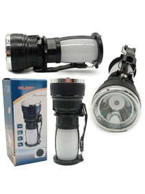 Farol recargable c/manija luz frontal- luz lat - LINTERNAS