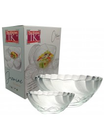 Jgo vidrio 7 pzas- 6 comp y 1 bowl MORA