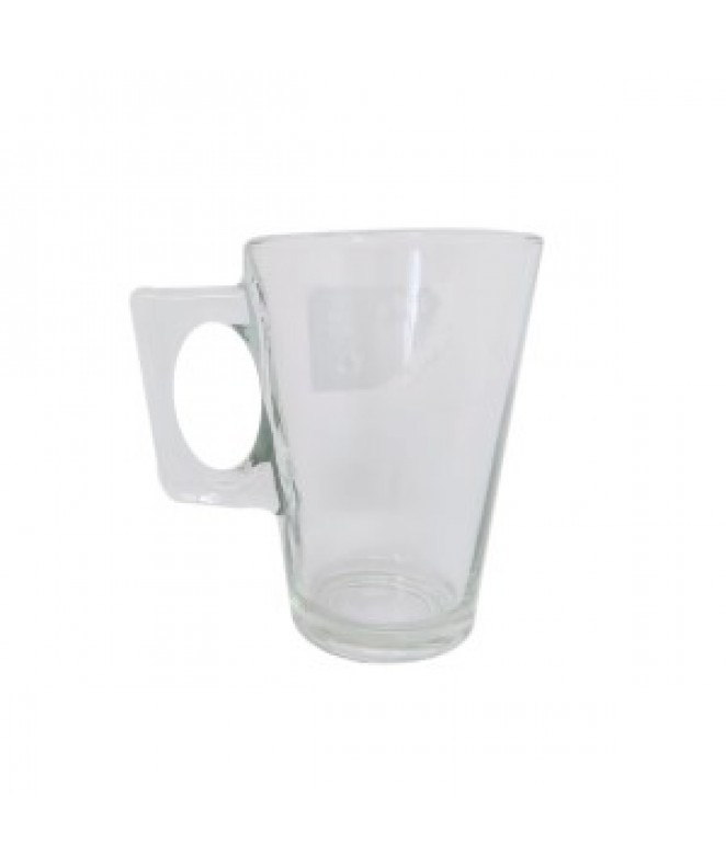 Jarrito mug  vidrio transparente 230cc aprox - SET DE JUEGOS DE CAFE