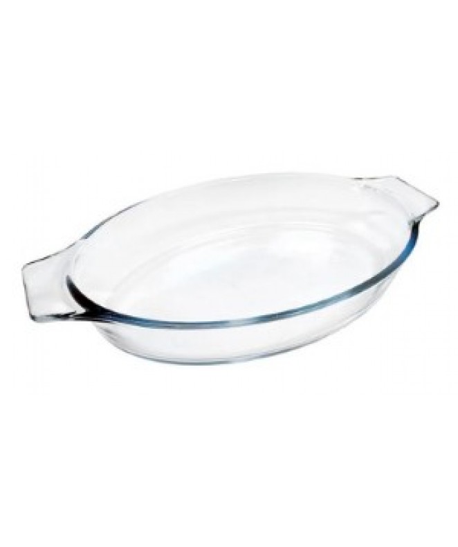 Fuente oval con asas UNIQUE 27x16x5cm aprox - CARRITOS DE COMPRA