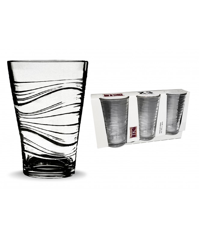 Px3 vasos t/l HAWAI 470ml aprox. - VASOS EN CAJA DE REGALO