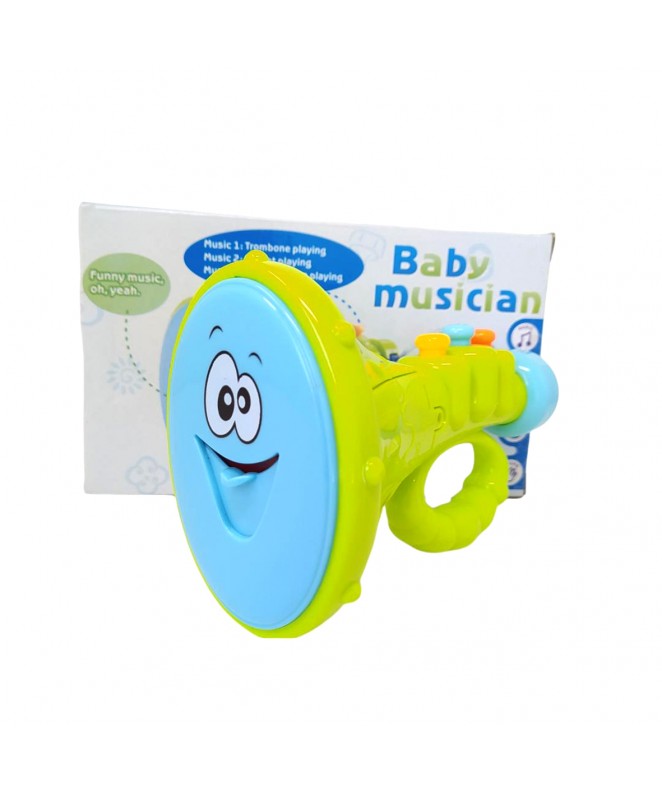 Trompeta con sonido 22cm aprox - JUGUETERIA