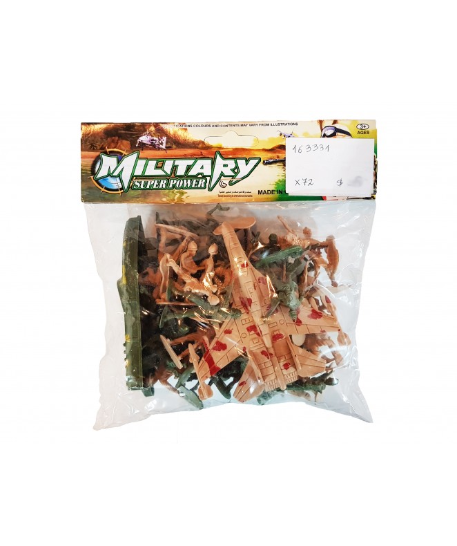 BO Set de soldados militares/ 17*13  aprx - JUGUETERIA