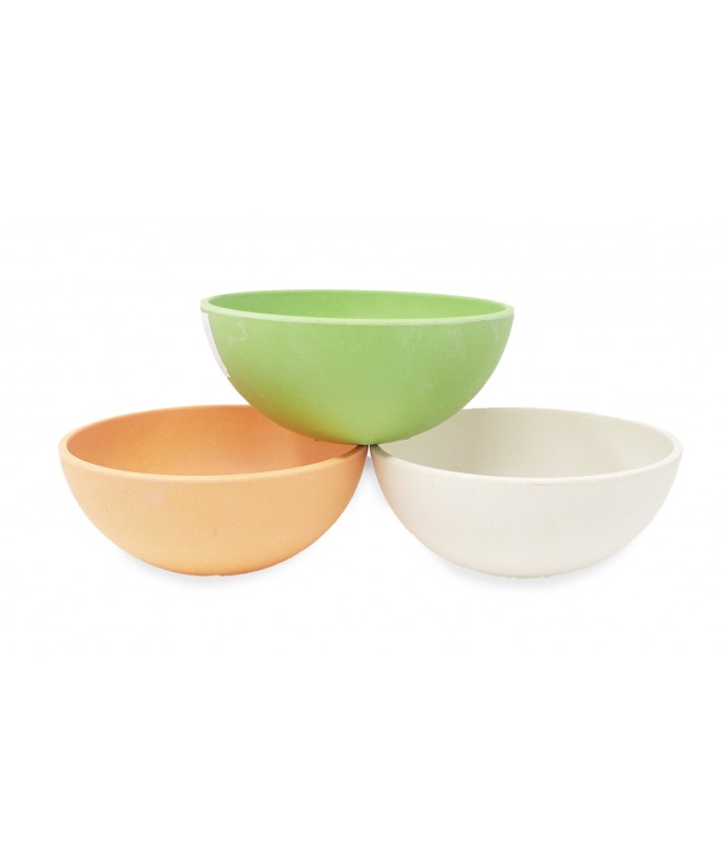 Recipiente decorativo 16cm diám aprox - Bambú | Bazar Mayorista - Soiferh