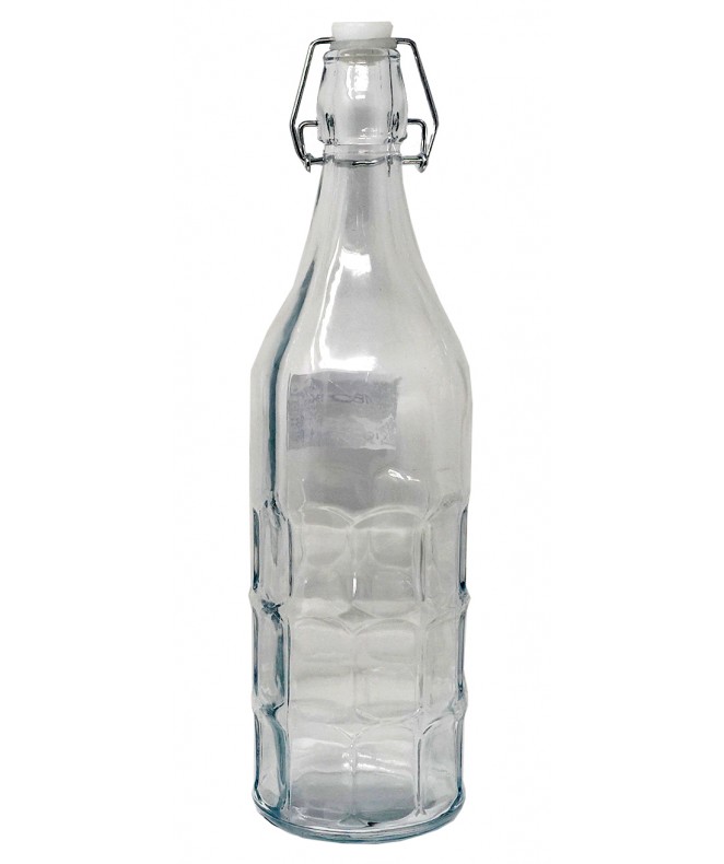 Botella de vidrio + tapa a presion- cap 1000cc ap - DISPENSER Y FRASQUITOS