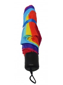 Paraguas corto multicolor c/mango plást - 53cm - PARAGUAS