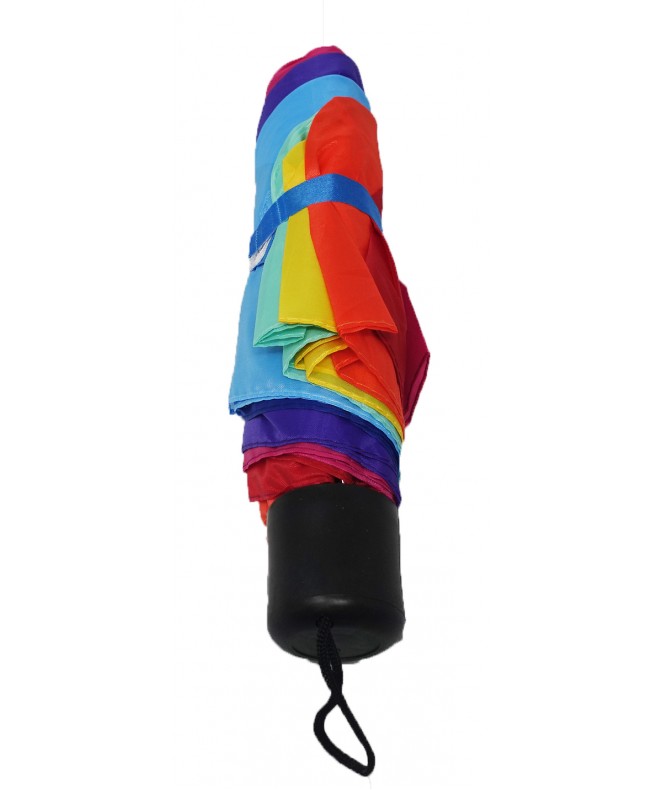 Paraguas corto multicolor c/mango plást - 53cm - PARAGUAS