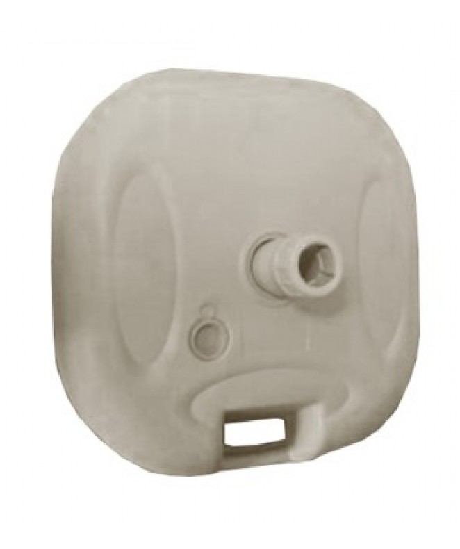 ###Base plastica p/sombrilla blanca  43*43*14cm - PLAYA
