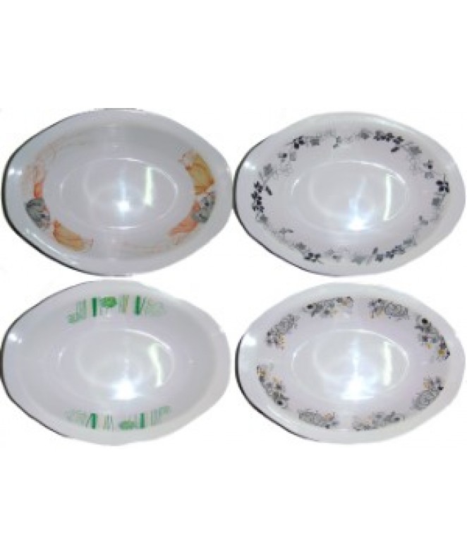 bandeja oval prof. 30 cm aprox. X4d - DISCONTINUO