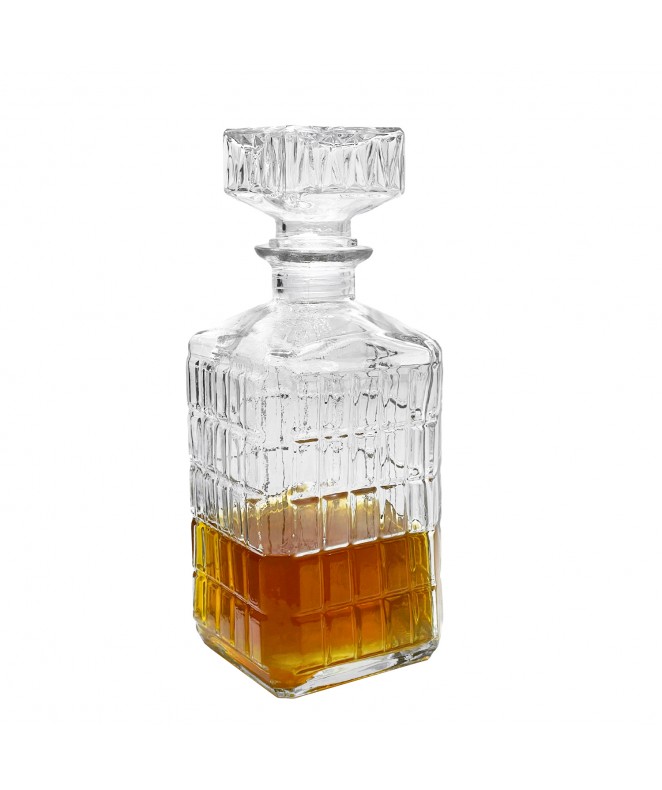 Botellon cuad de whisky 1000cc aprox - DISPENSER Y FRASQUITOS