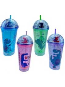 Vaso doble pared con sorbete y refrigerante 500cc aprox - 