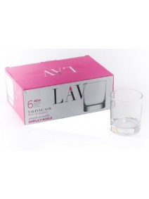 pk x6 vasos .ADA. whisky f.pesado 300cc - VASOS EN CAJA DE REGALO
