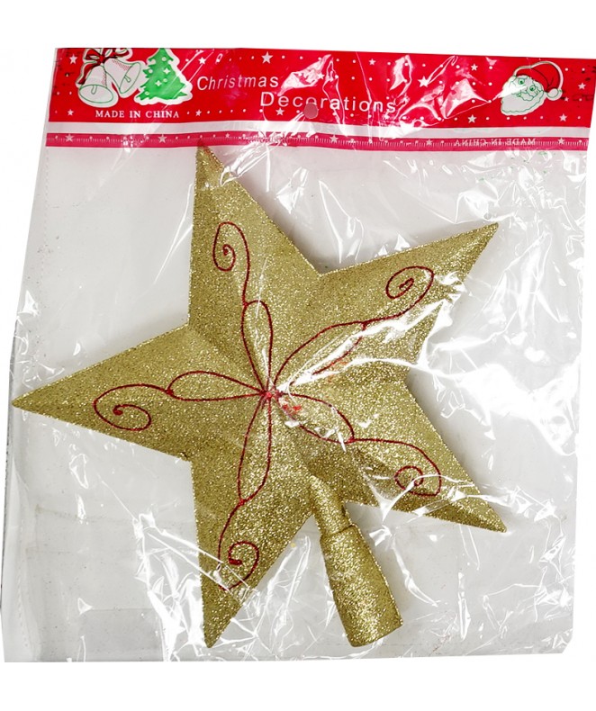 Puntero estrella decorado en purpurina 24cm aprox - 