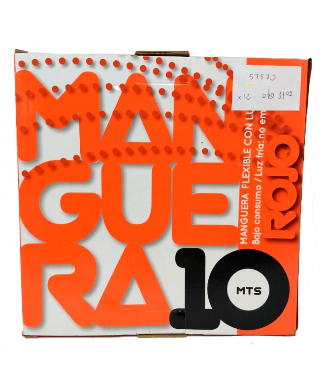 Manguera roja- cable verde - 