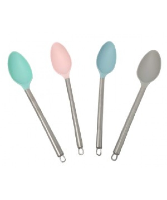 Cuchara nylon + acero inox linea PASTEL - DISCONTINUO