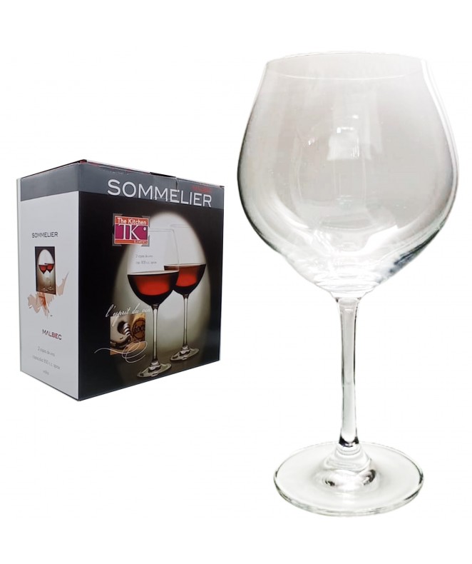 pk x2 copas de vino MALBEC 810cc aprox. - ENSALADERAS