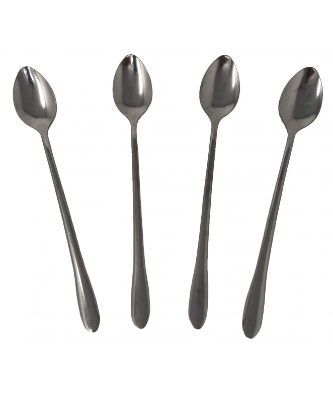 Set x4 cucharas acero p/cappuchino - 19cm aprox - DISCONTINUO