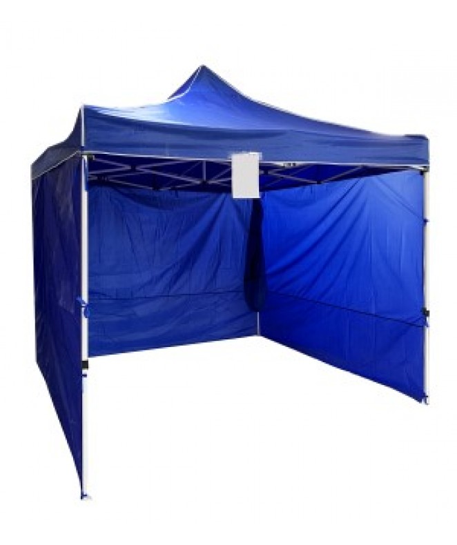 Gazebo c/3 paredes- 3x3mts aprox. estructura acero - PLAYA