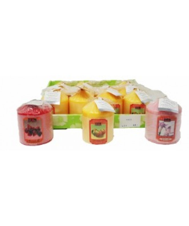 vela cilindrica 9 x 7 cm aprox - VELAS-