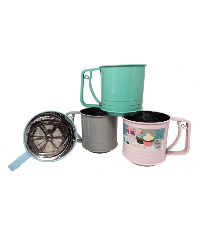Tamizador de harina 10cm aprox - acero inox - 