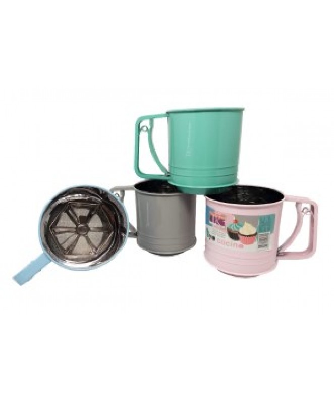 Tamizador de harina 12cm aprox - acero inox - 