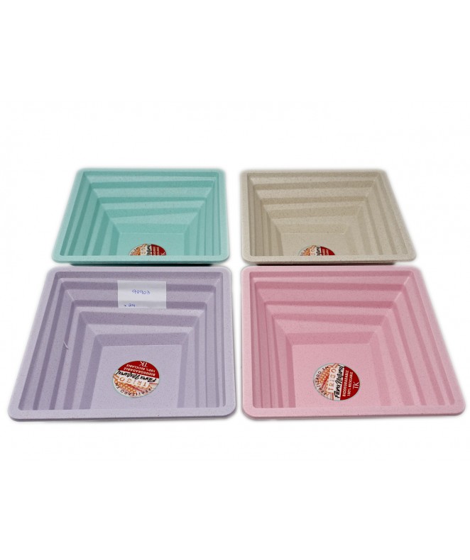 Recipiente cuadrado 25x25cm. Aprox - ARTICULOS PARA SERVIR